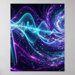 Stem bij vier cent — AI Stemgolfposter Poster