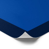 Stem Blauw 2024 als een zwarte vrouw Poster (Hoek)