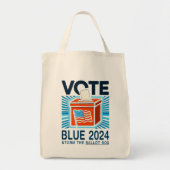 Stem Blauw 2024 Presidentiële verkiezingen Lichte  Tote Bag (Voorkant)