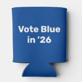 Stem blauw in 2026 blikjeskoeler (Achterkant)