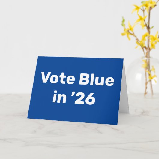 Stem blauw in 2026 kaart (Gele Bloem)