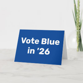 Stem blauw in 2026 kaart