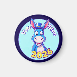 Stem blauw in 2026 magneet