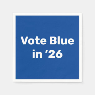 Stem blauw in 2026 servet