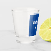 Stem blauw in 2026 shot glas (Links)