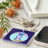 Stem blauw in 2026 sleutelhanger (Voorkant Rechts)