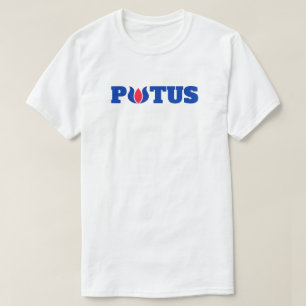Stem Blauw Lotus voor POTUS Harris T-Shirt