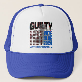 Stem Blauw Niet op de misdadiger Trucker Pet