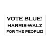 STEM BLAUW! RUBBERSTEMPEL (Afrduk)