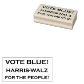 STEM BLAUW! RUBBERSTEMPEL (Gestempeld)