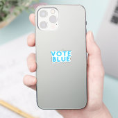 Stem Blauw Sticker (Telefoon)