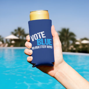 Stem Blauw Wat Wie Democratische Partij Seltzer Blikjeskoeler