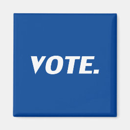 " stem " blauw , wit - magneet