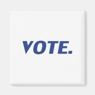 " stem " blauw , wit - magneet