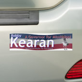 Stem Bobby Kearan Bumpersticker (Op auto)