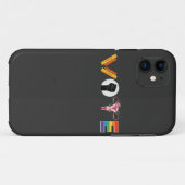STEM Boeken Baarmoeder LGBT Steun Case-Mate iPhone Case (Achterkant (horizontaal))