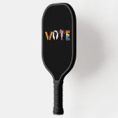 STEM Boeken Baarmoeder LGBT Steun Pickleball Paddle (Links)