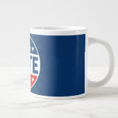 STEM Bold Campagne Badge Ontwerp Grote Koffiekop (Rechts)