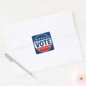 STEM Bold Campagne Badge Ontwerp Vierkante Sticker (Envelop)