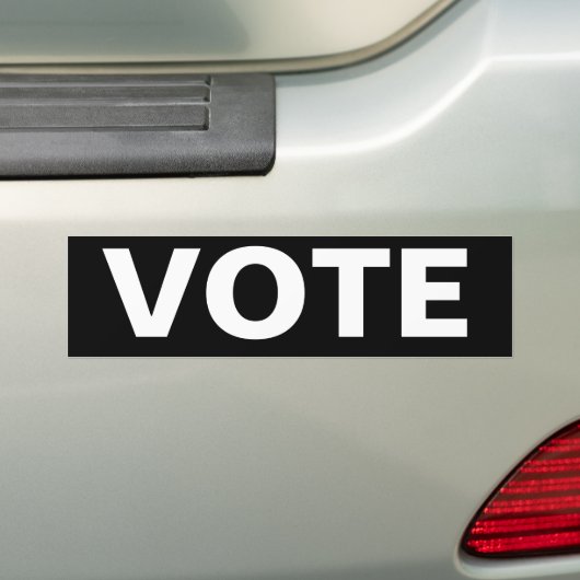 STEM BUMPERSTICKER (Op auto)