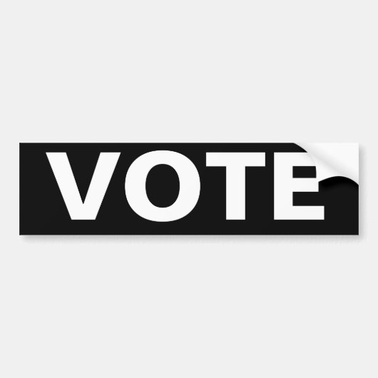 STEM BUMPERSTICKER (Voorkant)
