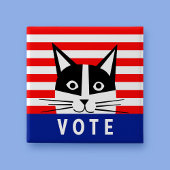 STEM! Button met vierkante stemmen