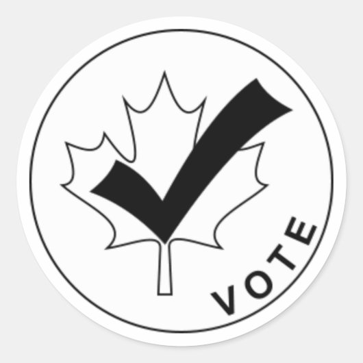 STEM Canada Stickers - Zwart (Voorkant)