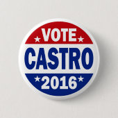 Stem Castro 2016 Ronde Button 5,7 Cm (Voorkant)