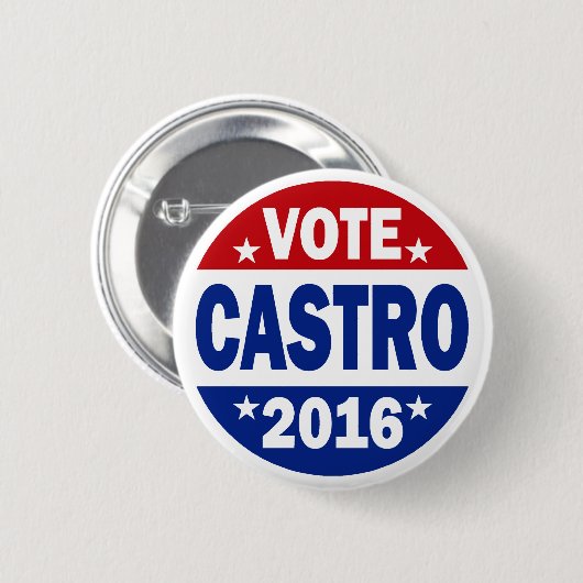 Stem Castro 2016 Ronde Button 5,7 Cm (Voorkant /achterkant)