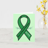 Stem Cell Awareness Ribbon Kaart (Gele Bloem)