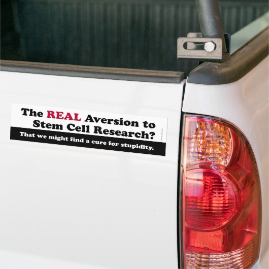 Stem Cell Research Bumpersticker (Op Truck)