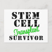 Stem Cell Transplant Survivor Briefkaart (Voorkant)