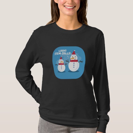 Stem Cells Microbiology Chemistry Kerstmis T-shirt (Voorkant)