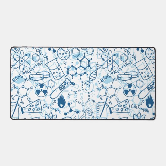 STEM Chemie Wetenschap Schets Doodle Bureaumat (Voorkant)