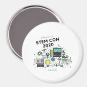 STEM CON 2020 Button Magnet (Voorkant / Achterkant)