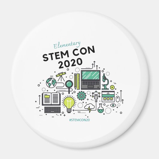 STEM CON 2020 Button Magnet (Voorkant)