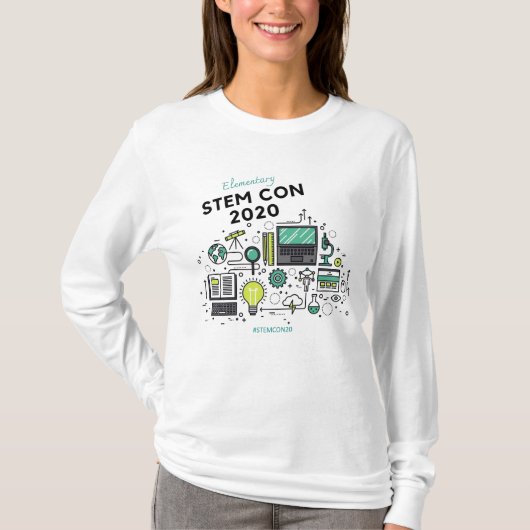 STEM CON 2020 Lange Doos T-shirt (Voorkant)
