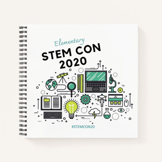 STEM CON 2020 notebook 2 Notitieboek (Voorkant)