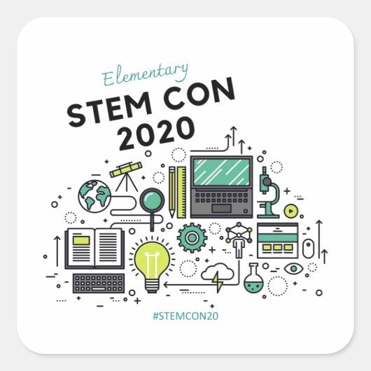 STEM CON 2020 Sticker 2 (Voorkant)