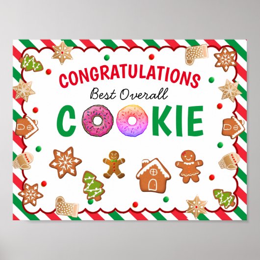 Stem Cookie Sign Poster (Voorkant)