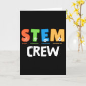Stem Crew Matching Team Squad Byck Naar School Ler Kaart (Gele Bloem)