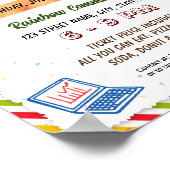 Stem dag school evenement flyer poster (Hoek)