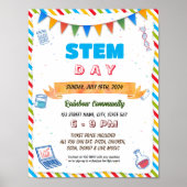 Stem dag school evenement flyer poster (Voorkant)