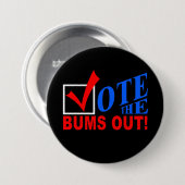 Stem de Bums uit! knoop Ronde Button 7,6 Cm (Voorkant /achterkant)