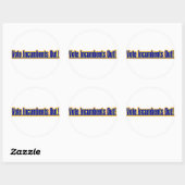 Stem de gevestigde Sticker uit (Vel)