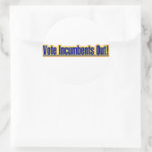 Stem de gevestigde Sticker uit (Tas)