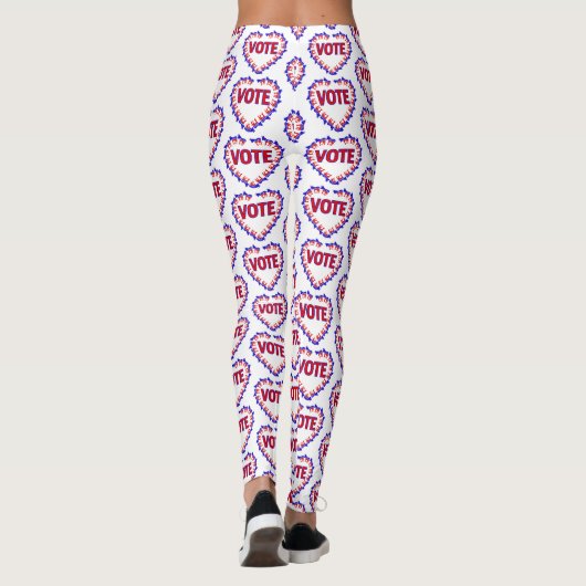 stem democraat donkey leggings (Achterkant)