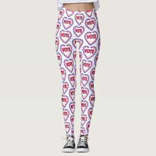 stem democraat donkey leggings