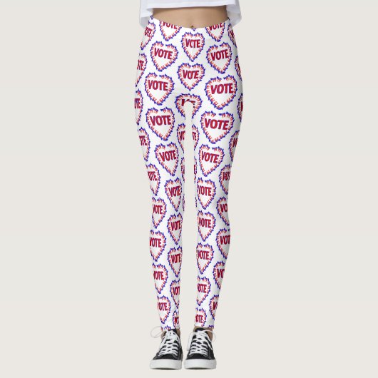 stem democraat donkey leggings (Voorkant)