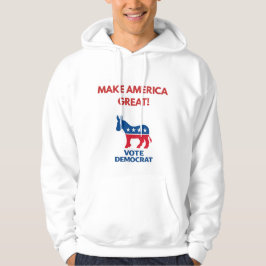 Stem Democraat Pro-Democratie Hoodie